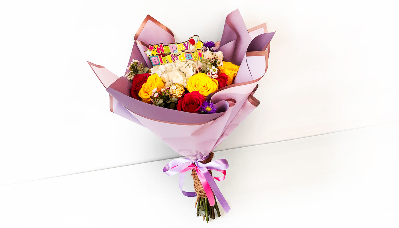 Colorful flower bunch ~ Ramillete colorido