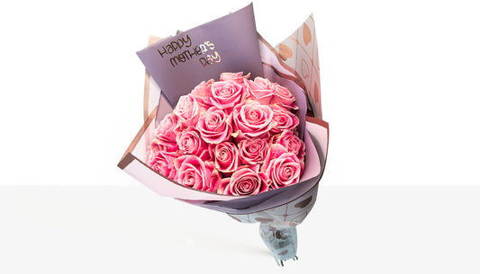 25 Roses Colored Bunch ~ Ramillete 25 rosas de color