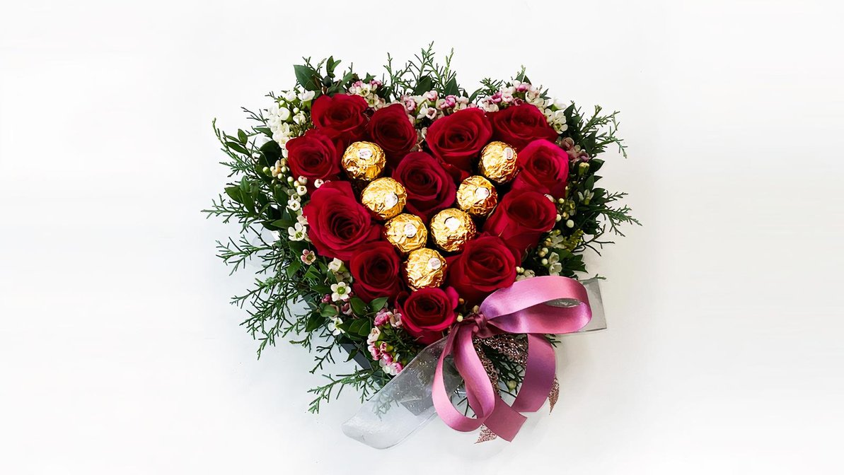 HeartShape arrangement ~ Arreglo forma de corazon