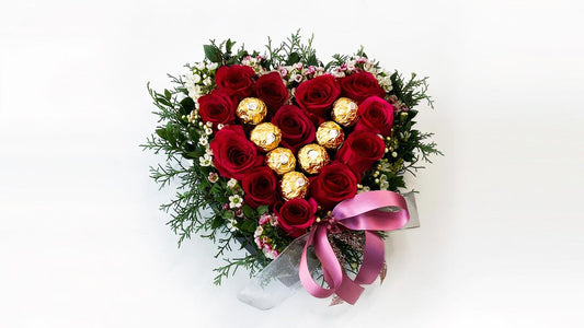 HeartShape arrangement ~ Arreglo forma de corazon