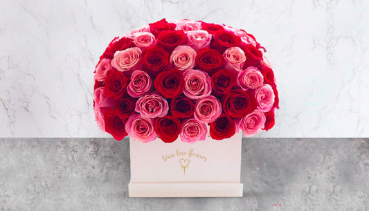 100 Roses Square Box