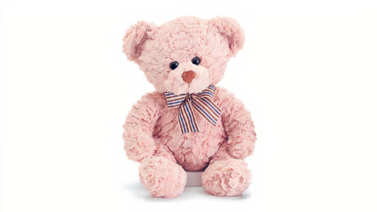 10" SITTING BEIGE BEAR W/CORDUROY NOSE