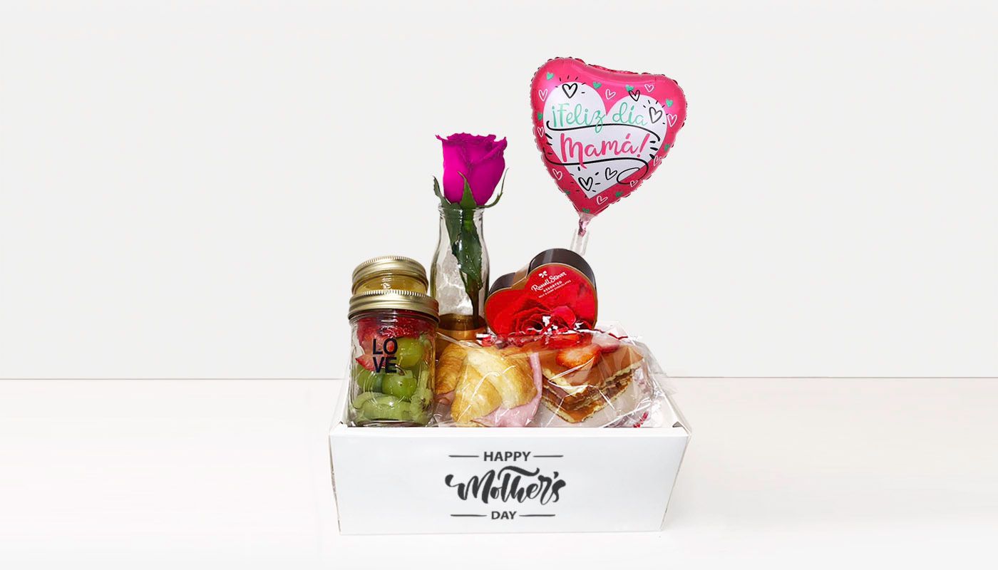 White Breakfast box