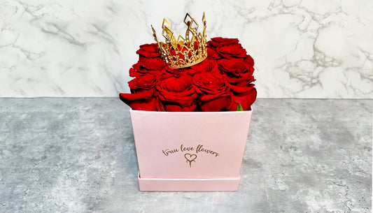 Big Pink Hot Square Box